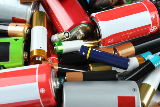 istock Many batteries of different types as background, closeup view 1448746841