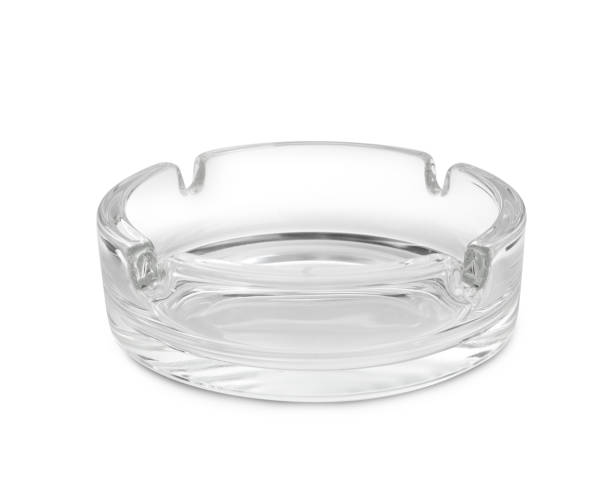 istock One empty glass ashtray isolated on white 1448746860