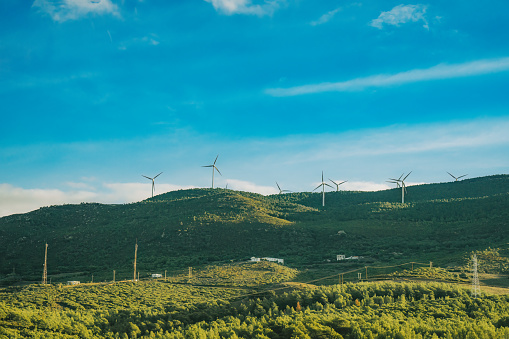 Large-scale wind power generation in Morocco mountainous areas
