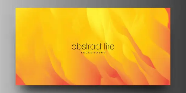 Vector illustration of Burning fire flames. Abstract background. Modern pattern.