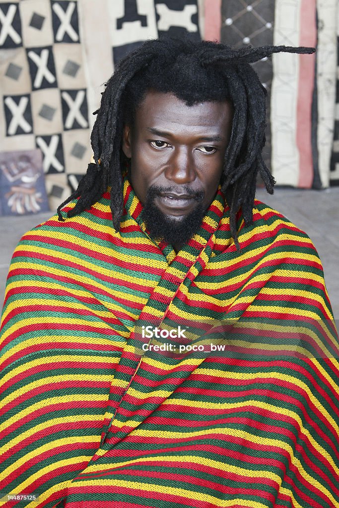 Rastafari Porträt - Lizenzfrei Retrostil Stock-Foto
