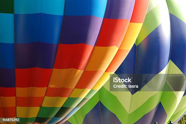 Multicor Balões - Fotografias de stock e mais imagens de Amarelo - Amarelo, Azul, Balão de ar quente