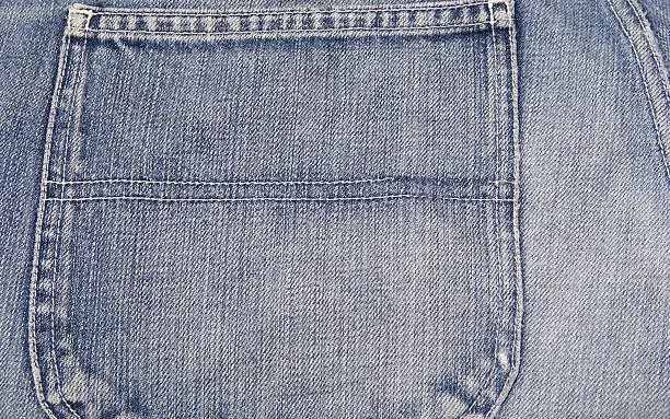 Jeans backpocket, Denim background                  