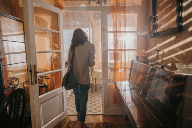istock Modern woman at home 1448754072