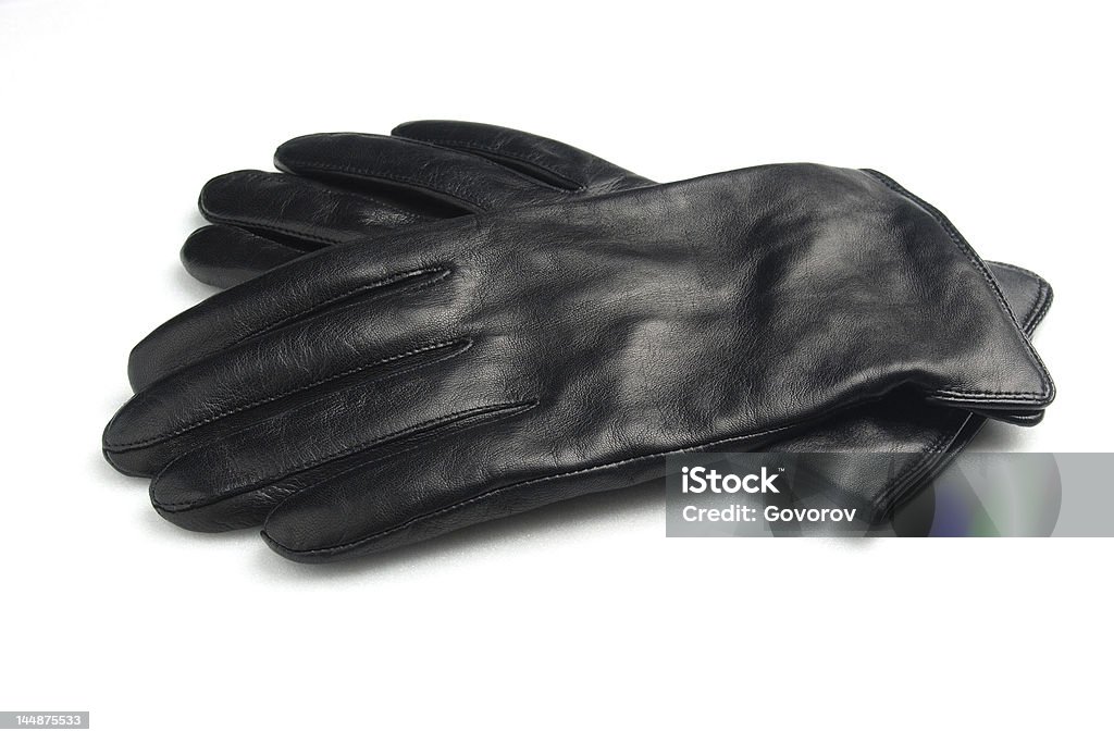 gloves man's black gloves Adult Stock Photo