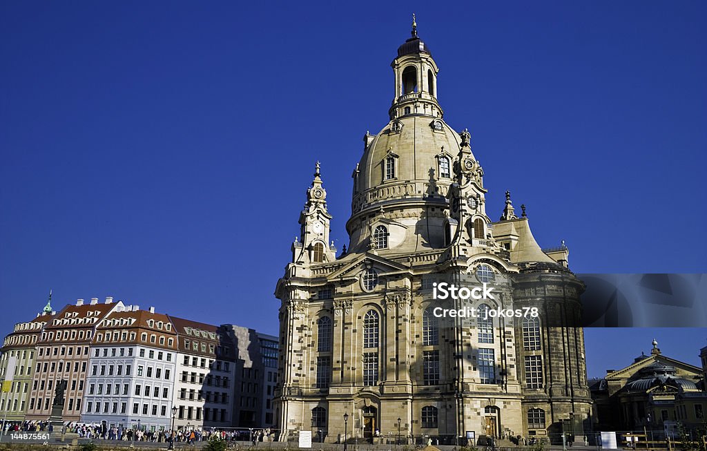 Frauenkirche Dresden - Foto de stock de Castillo - Estructura de edificio libre de derechos