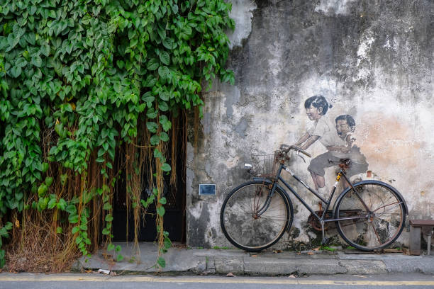 George Town en Malasia - foto de stock