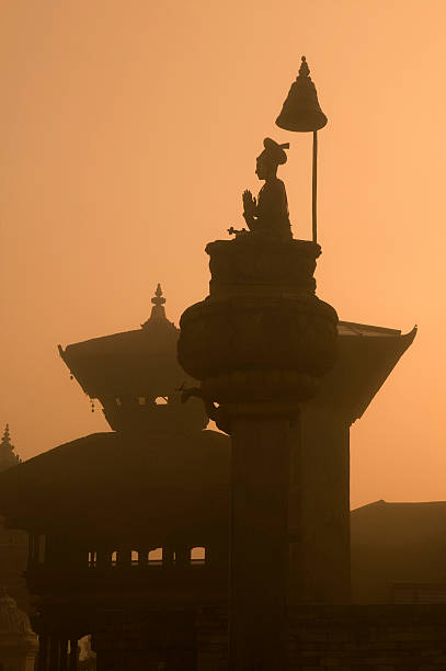 King Bhupatindra Malla's Column stock photo