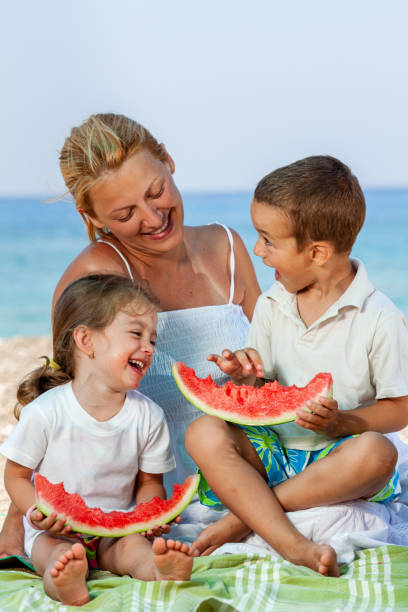 istock Healthy Meal At The Beach 1448758041