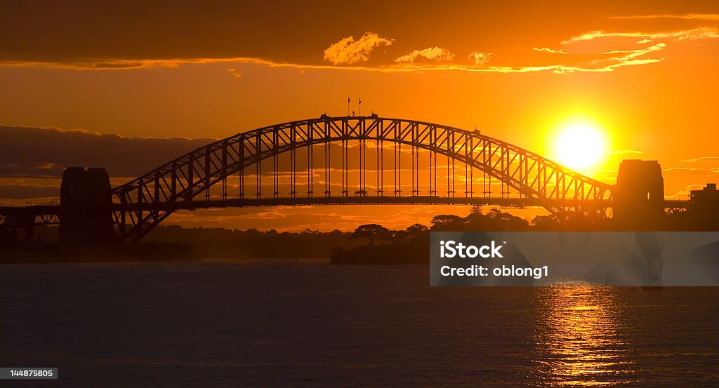 Sydney Harbour Bridge słońca - Zbiór zdjęć royalty-free (Australia)