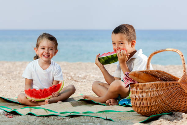 istock Children having a healthy snack 1448758989