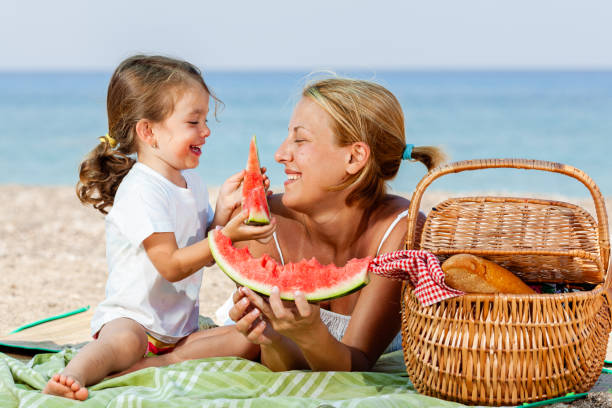 Healthy Meal At The Beach