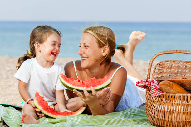 istock Healthy Meal At The Beach 1448759257