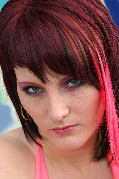 istock sad or angry red hair Girl 144876245