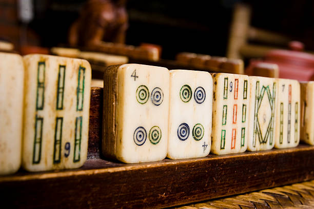 istock mahjong game tiles#12 144876820