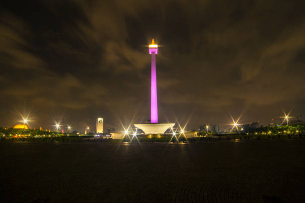 istock akarta Indonesia Monas (National Monument) obelisk on Merdeka Square. Nighttime 1448768278