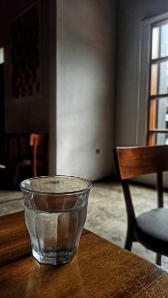 fresh water in a small glass