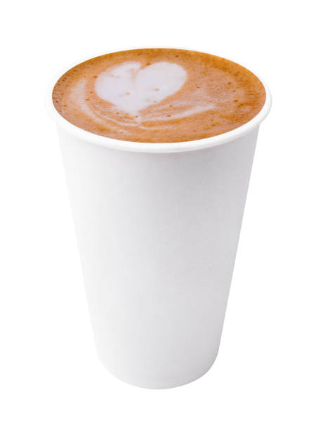 istock cup of coffee with heart pattern isolated on white 1448770287