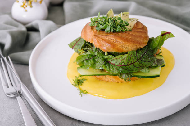 istock Salmon Lox Sandwich with Cream Cheese 1448770363