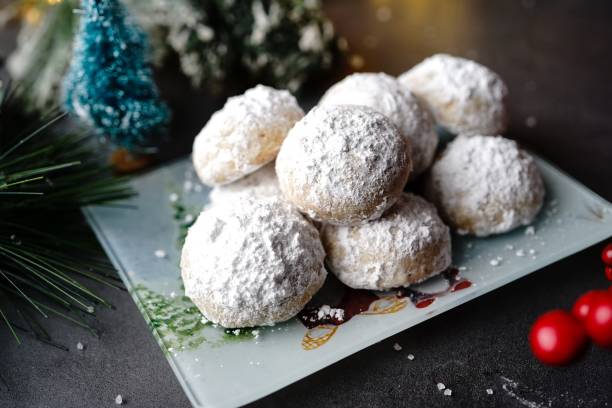 istock Homemade Snowball cookies 1448770445