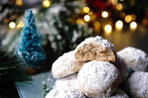 istock Homemade Snowball cookies 1448770461