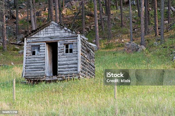 Abandoned Cabin Stock Photo - Download Image Now - Forest, Grass, Hill