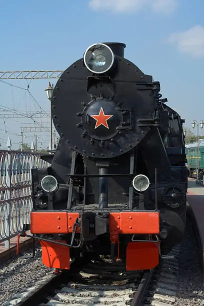 Steam locomotive ""Te"", 1942, Moscow, Russia