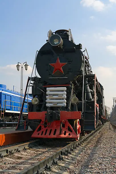 Steam locomotive ""Lv"", 1954, Moscow, Russia