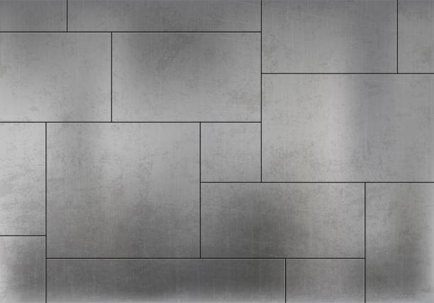 ブロックで作られた粗いコンクリートの壁。 - background tile illustrations点のイラスト素材／クリップアート素材／マンガ素材／アイコン素材
