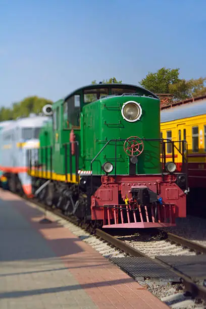 diesel locomotive ""TE1-20"", 1947, Moscow, Russia