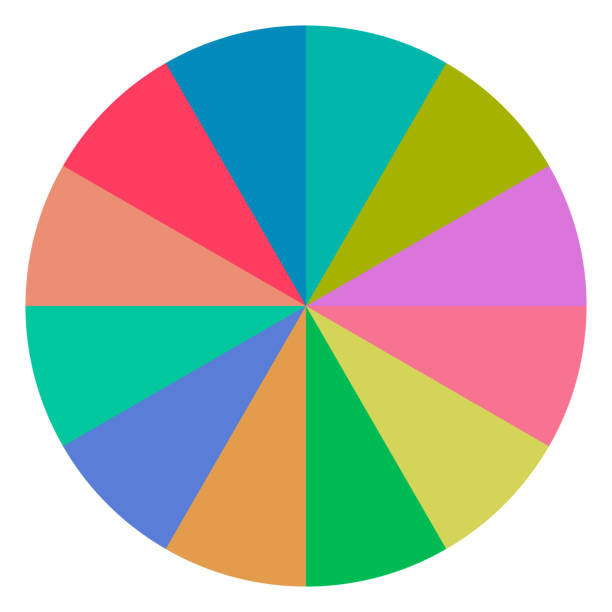 12 Section Image 220+ Pie Chart 12 Sections Stock Illustrations, Royalty-Free Vector ...