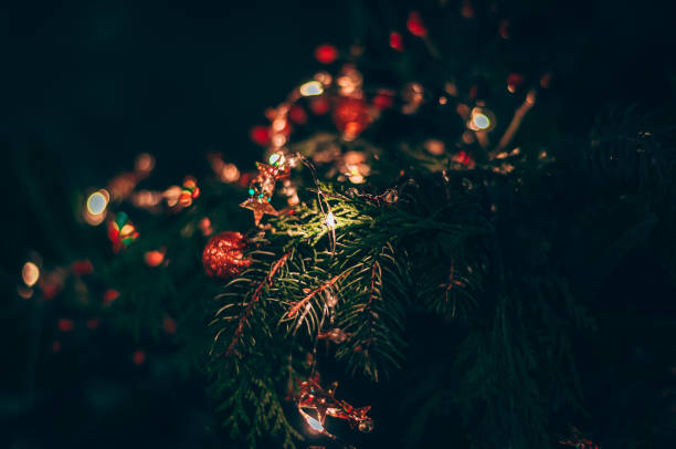 istock christmas tree adornments with lights 1448790509