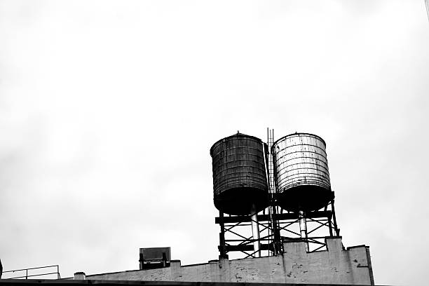 istock Two Water Towers in NYC 144879706