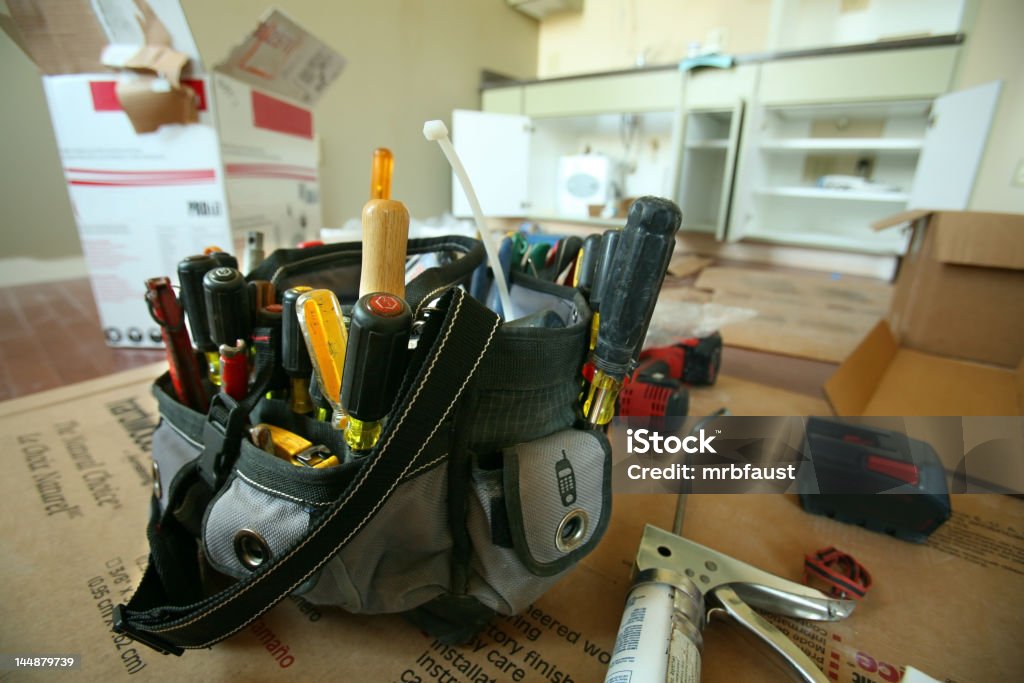 Home reparieren - Lizenzfrei Fugenpistole Stock-Foto