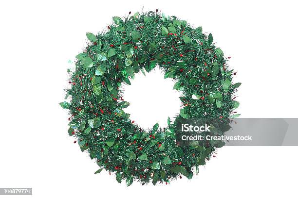 Holiday Wreath Stock Photo - Download Image Now - Celebration, Cheerful, Christmas