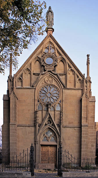 istock Loretto Chapel in Santa Fe New Mexico 144879839