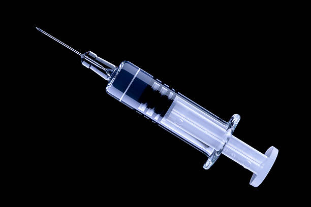 Disposable Medical Syringe stock photo