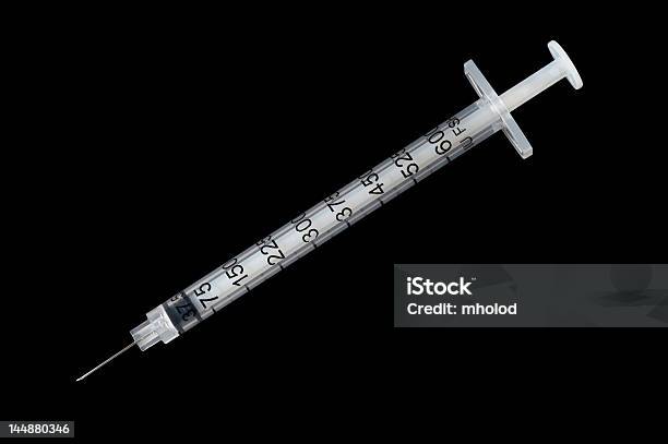 Insulin Syringe Stock Photo - Download Image Now - Addiction, Beauty Treatment, Close-up