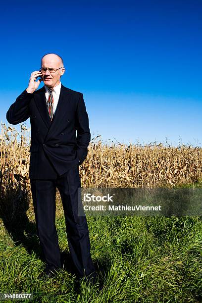 Geschäftsmann In Einem Feld Stockfoto und mehr Bilder von Aktiver Lebensstil - Aktiver Lebensstil, Aktiver Senior, Alt