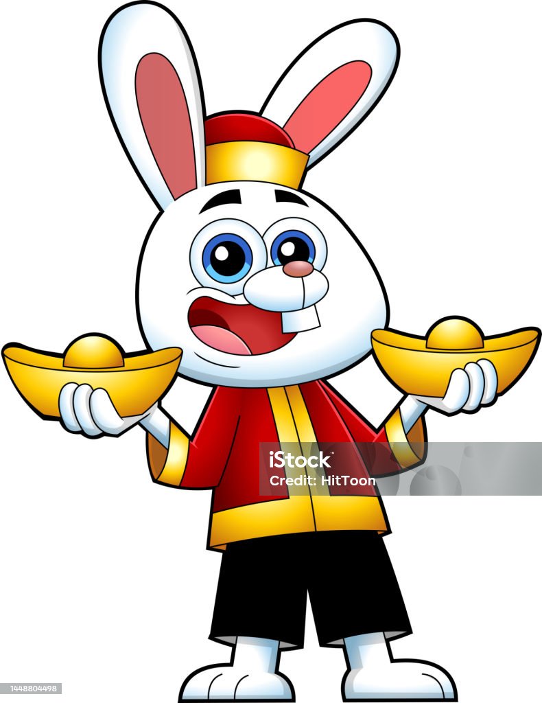 Ilustración de Divertidos Personajes De Dibujos Animados De Conejito Con Lingotes De Oro Chinos Año Año Del Zodiaco Del Conejo y más Vectores Libres de Derechos de 2023 - iStock Ilustración de Divertidos Personajes De Dibujos Animados De Conejito Con Lingotes De Oro Chinos Año Año Del Zodiaco Del Conejo y más Vectores Libres de Derechos de 2023 - iStock