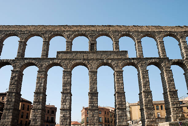 istock Aqueduct in Segovia, Spain 144880897