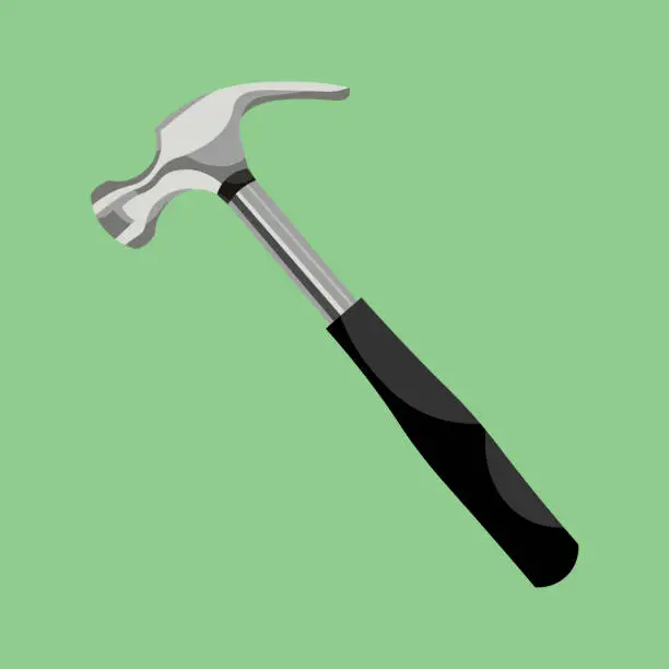 Vector illustration of hammer