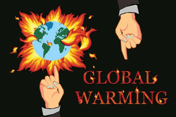 Vector illustration of Global Warming