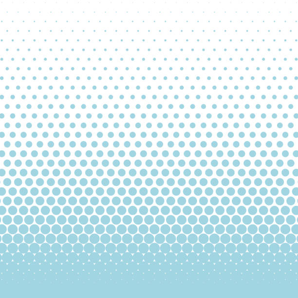 Solid falling circles, size fading up Solid falling circles, size fading up . Vertical size gradient to top. faded condition stock illustrations