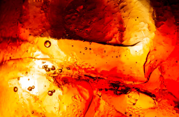 istock macro cola background,Cola with ice, food background 1448823882