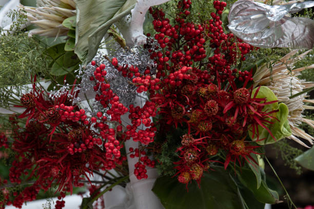 istock Red Berriesfor Decoration on the Christmas Tree 1448832459