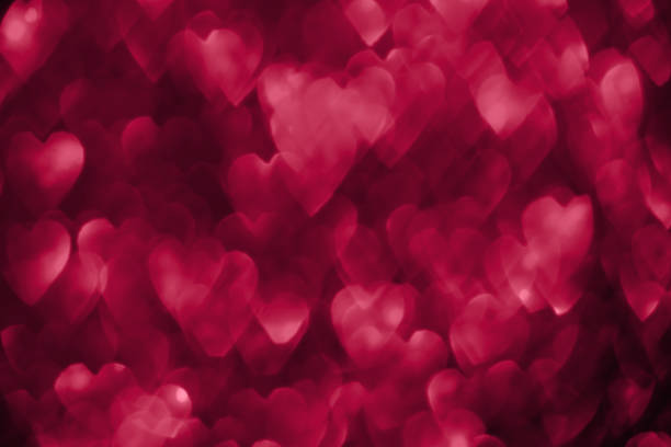 istock Magenta hearts bokeh abstract background 1448835767