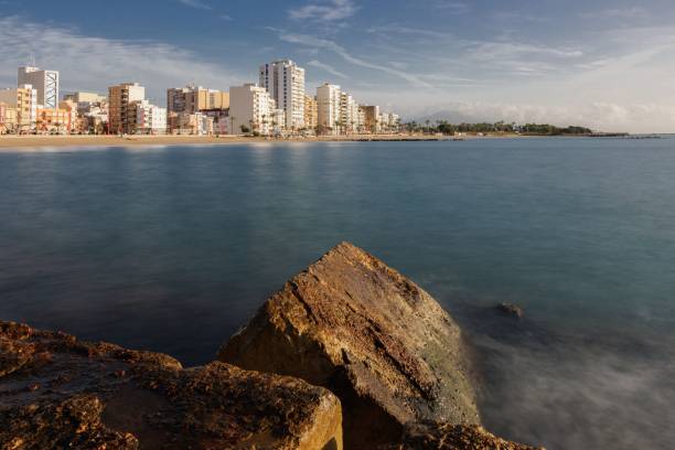 istock Waterfront city in the morning 1448836913