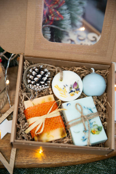 istock Natural handmade soap with fresh fragrance 1448838304