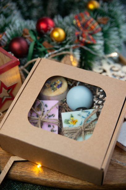 istock Natural handmade soap with fresh fragrance 1448839519